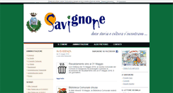 Desktop Screenshot of comune.savignone.ge.it