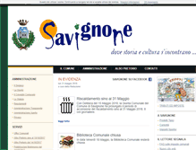 Tablet Screenshot of comune.savignone.ge.it